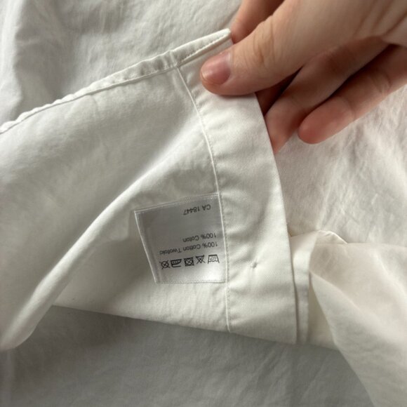 Stenstroms Cotton Twofold super 15.5 Slimline White Long Sleeve Button Up Solid - Picture 9 of 16